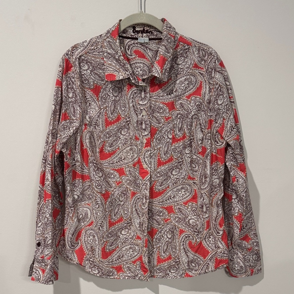 Boden Paisley Button Down Shirt